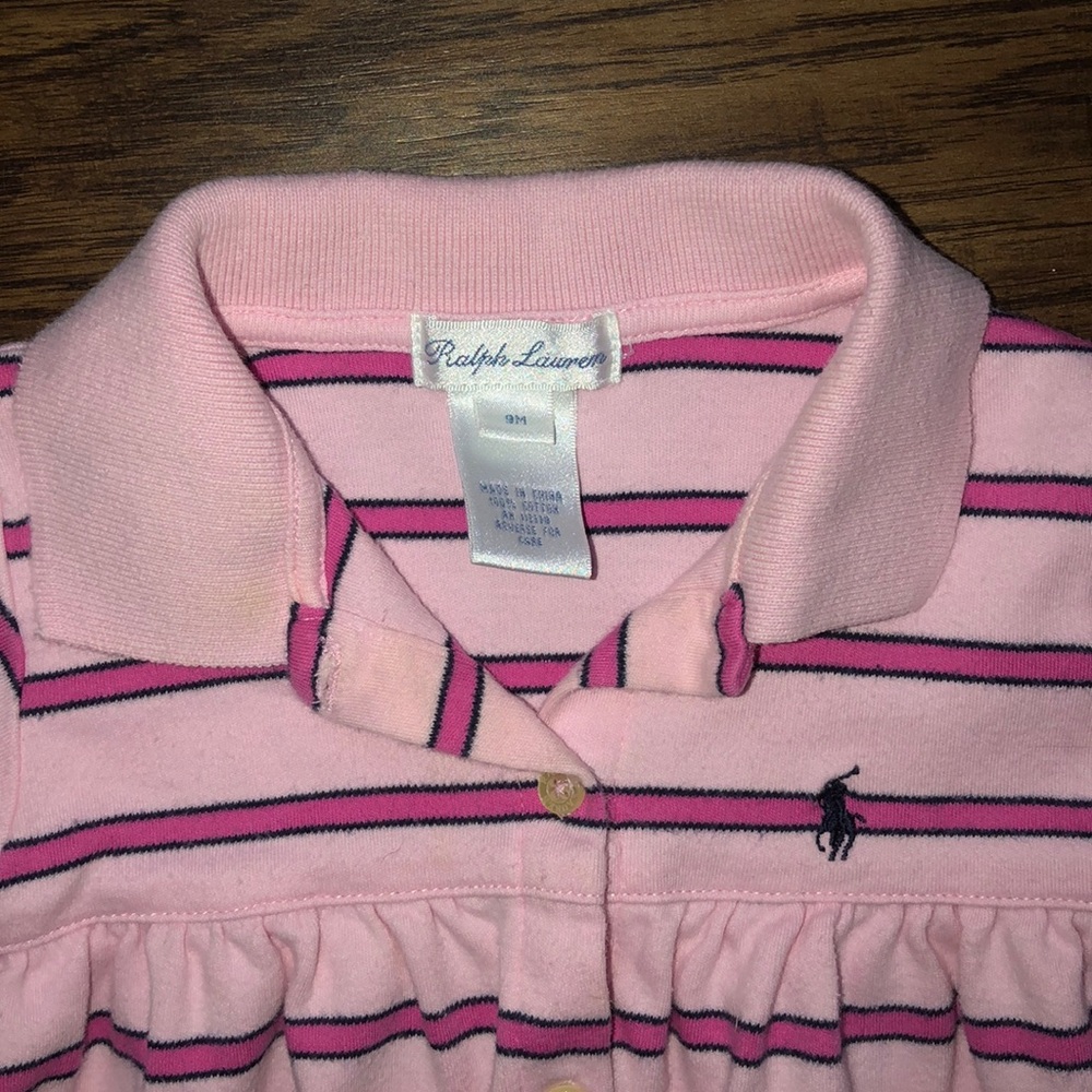 baby girl Ralph Lauren dress w/ matching bloomers - Picture 2 of 8